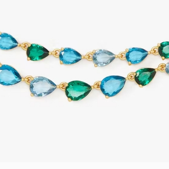 Kate Spade Perfect Plume Peacock 🦚 Necklace - Picture 3 of 4